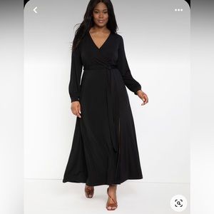 COPY - Eloquii Wrap Maxi Dress